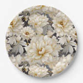 Ein Blumendesign 10 Pappteller (Vorderseite)