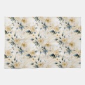 Ein Blumendesign 1 Geschirrtuch (Horizontal)