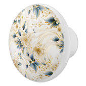 Ein Blumendesign 1 Keramikknauf (Rechts)