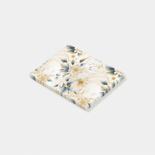 Ein Blumendesign 1 Post-it Klebezettel (angewinkelt)