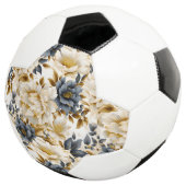 Ein Blumendesign 5 Fußball (Dreiviertel)