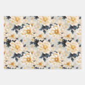 Ein Blumendesign 5 Geschenkpapier Set (Vorderseite 2)