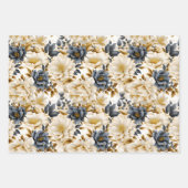 Ein Blumendesign 5 Geschenkpapier Set (Vorderseite)