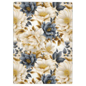 Ein Blumendesign 5 Klemmbrett (Rückseite)
