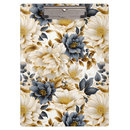 Ein Blumendesign 5 Klemmbrett (Vorderseite)
