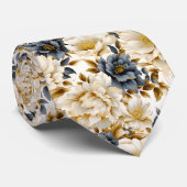 Ein Blumendesign 5 Krawatte (Gerollt)