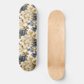 Ein Blumendesign 5 Skateboard (Vorderseite)