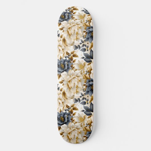 Ein Blumendesign 5 Skateboard (Vorderseite)