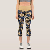 Ein Blumendesign 6 Capri Leggings (Vorderseite)