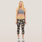 Ein Blumendesign 6 Capri Leggings (Vorderseite)