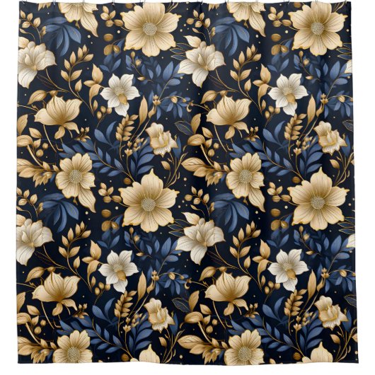 Ein Blumendesign 6 Duschvorhang (Vorderseite)