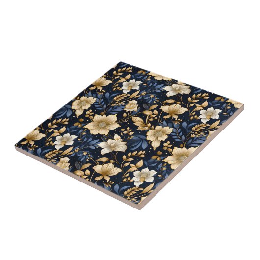 Ein Blumendesign 6 Fliese (Seite)