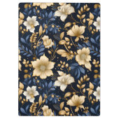 Ein Blumendesign 6 Klemmbrett (Rückseite)