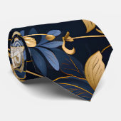 Ein Blumendesign 6 Krawatte (Gerollt)