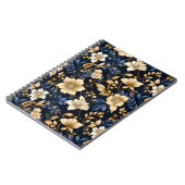 Ein Blumendesign 6 Notizblock (Linke Seite)