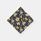 Ein Blumendesign 6 Serviette (Ecke)