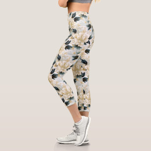 Ein Blumendesign 7 Capri Leggings