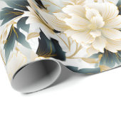 Ein Blumendesign 7 Geschenkpapier (Rolleneckpunkt)