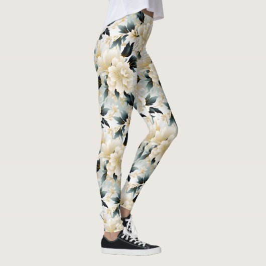 Ein Blumendesign 7 Leggings (Rechts)