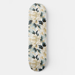 Ein Blumendesign 7 Skateboard
