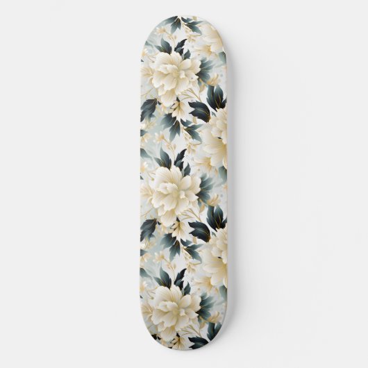 Ein Blumendesign 7 Skateboard (Vorderseite)