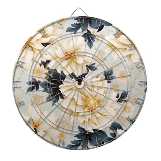 Ein Blumendesign für Hochzeiten 2 Dartscheibe (vorne)