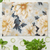Ein Blumendesign für Hochzeiten 2 Geschirrtuch (Gefaltet)