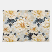 Ein Blumendesign für Hochzeiten 2 Geschirrtuch (Horizontal)