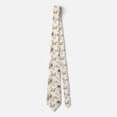 Ein Blumendesign für Hochzeiten 3 Krawatte (Vorderseite)