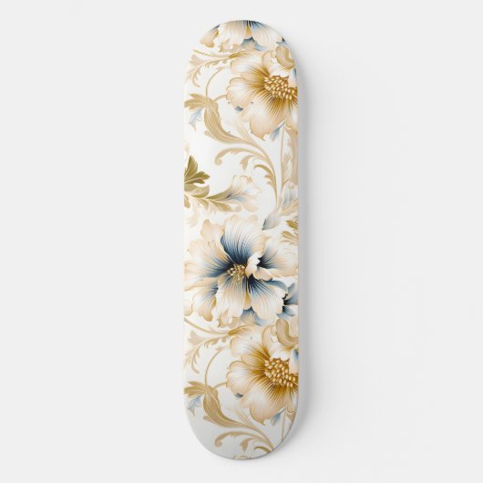 Ein Blumendesign für Hochzeiten 3 Skateboard (Vorderseite)
