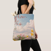 Ein Blumenhintergrund im Frühling Tasche (Von Nahem)