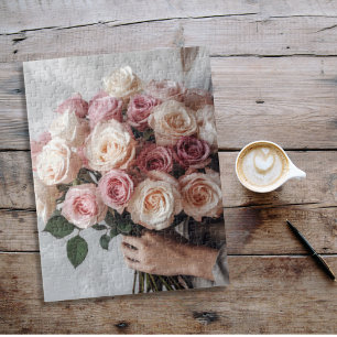 Ein Blumenstrauß Rosen Puzzle