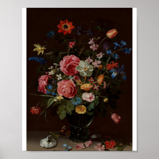 Ein Blumenstrauß von Clara Peeters Poster