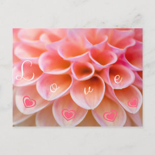 Ein blumiger Liebesgruß für Liebsten Postkarte