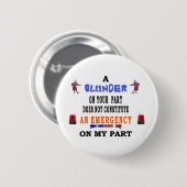 EIN BLUNTER BUTTON (Vorne & Hinten)