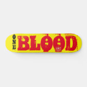 EIN BLUTSkateboard, 7¾ Zoll Deck Skateboard (Horizontal)