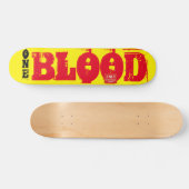 EIN BLUTSkateboard, 7¾ Zoll Deck Skateboard (Horizontal)