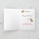 Ein Bob-Weihnachten Feiertagskarte (Innenseite)