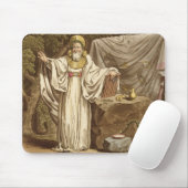 Ein Bogen-Druide in seiner Gerichtsgewohnheit, Mousepad (Mit Mouse)