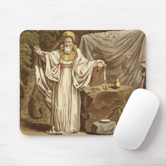 Ein Bogen-Druide in seiner Gerichtsgewohnheit, Mousepad (Mit Mouse)