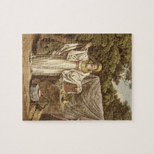 Ein Bogen-Druide in seiner Gerichtsgewohnheit, Puzzle (Horizontal)