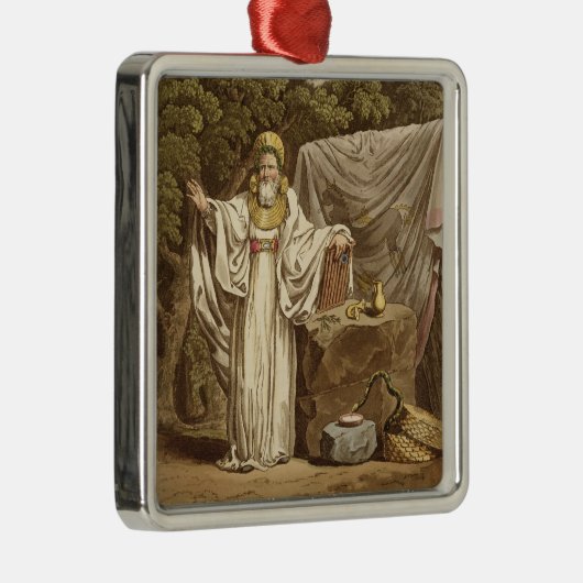 Ein Bogen-Druide in seiner Gerichtsgewohnheit, Silbernes Ornament (Rechts)