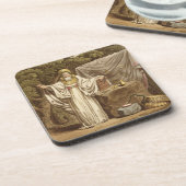 Ein Bogen-Druide in seiner Gerichtsgewohnheit, Untersetzer (Linke Seite)