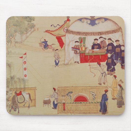 Ein Bogenschießenwettbewerb, Ende des 18. Mousepad (Vorne)