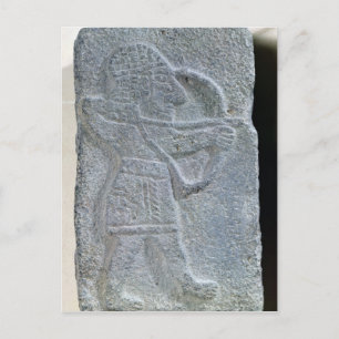 Ein Bogenschütze aus dem Palast von Kapara Postkarte