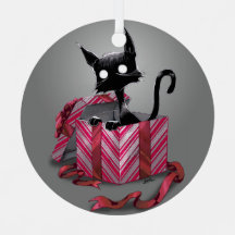 Ein Boo Kitty Geschenk Metal Ornament