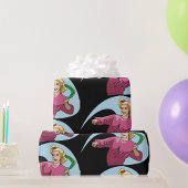 Ein Boomerang werfen Geschenkpapier