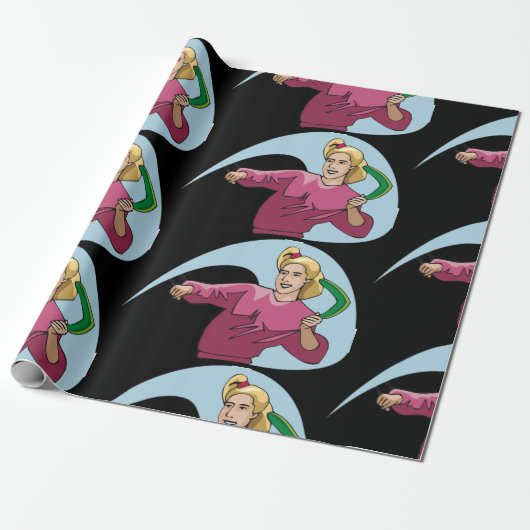 Ein Boomerang werfen Geschenkpapier (Ungerollt)