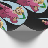 Ein Boomerang werfen Geschenkpapier (Ecke)