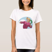 Ein Boomerang werfen T-Shirt (Vorderseite)